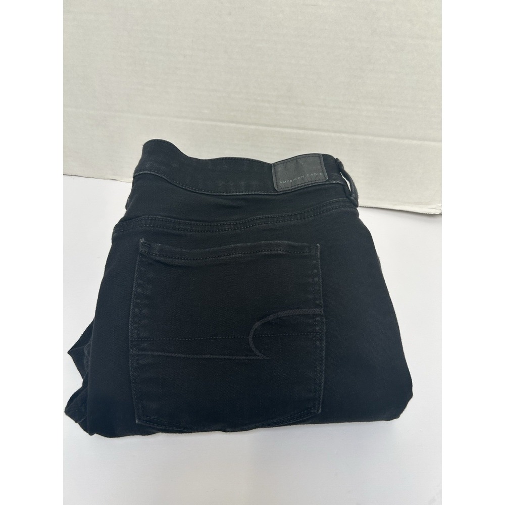 American Eagle Next‎ Level Stretch Black Hi-Rise Jegging Jeans Size 16 pet/short